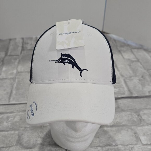 NWT TOMMY BAHAMA “Tip Your Cap” Marlin Logo‎ Trucker Hat - Picture 3 of 10
